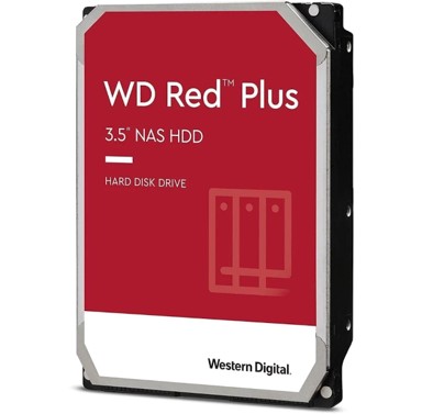 WD HDD Red Plus WD20EFPX, 2 TB, 3.5", SATA III, 5400 rpm